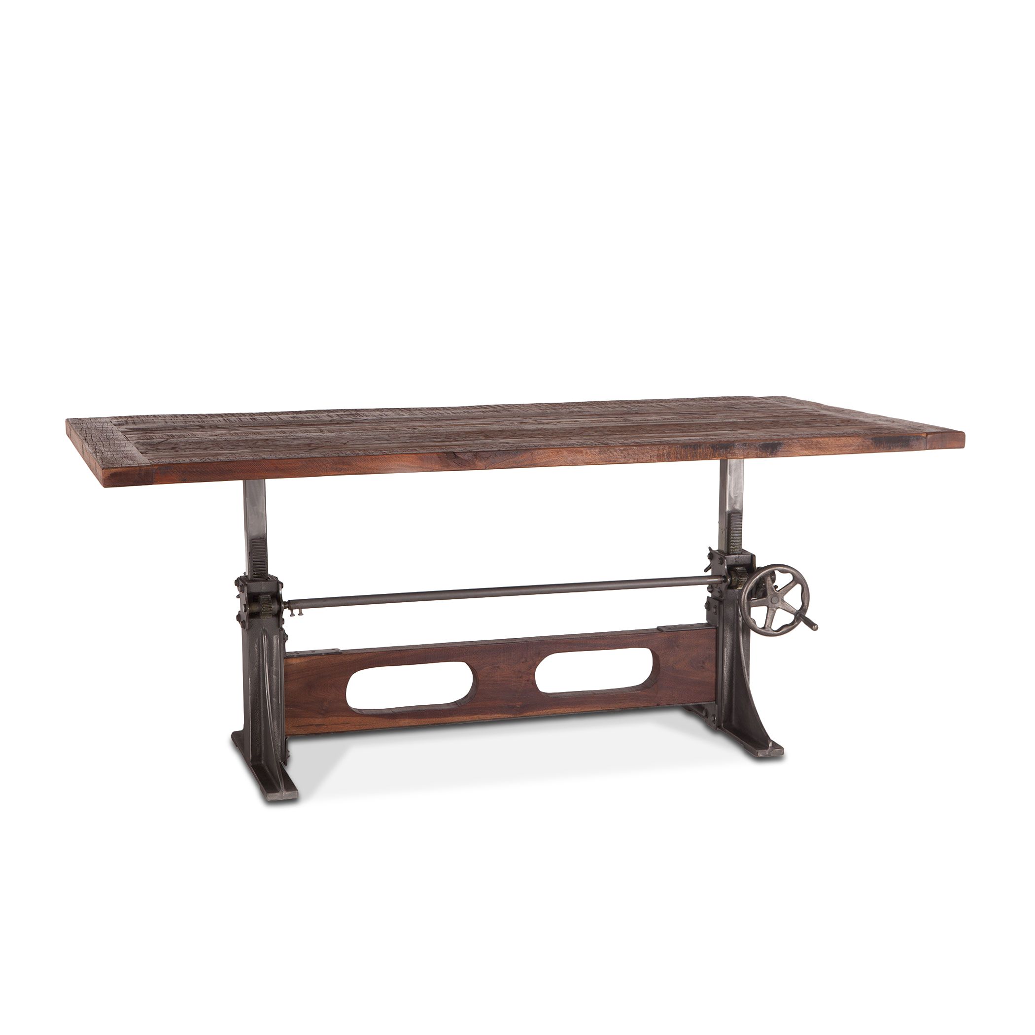 Florence Rectangular Dining Table Small Walnut - Seat and Hutch